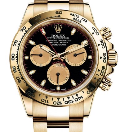 Rolex Daytona 116508 Daytona Yellow Gold Black Paul Newman Dial 40mm