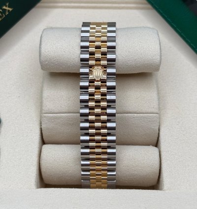 Rolex Datejust 31 New 2025 Champagne Diamond Dial Two Tone Diamond Jubilee Bracelet
