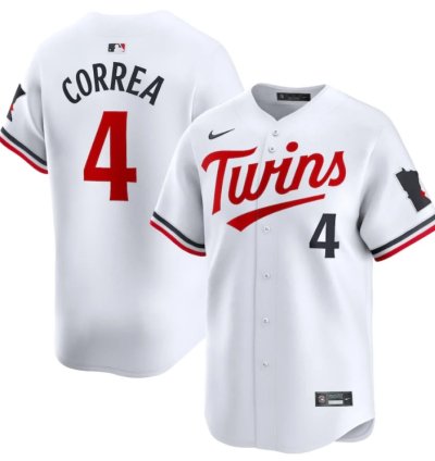 Carlos Correa 4 Minnesota Twins Home Limited Youth Jersey - White