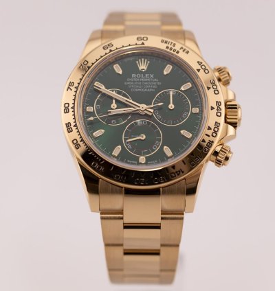 Rolex Daytona 116508 Daytona Yellow Gold Green Dial John Mayer 2023