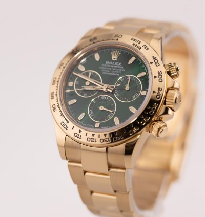 Rolex Daytona 116508 Daytona Yellow Gold Green Dial John Mayer 2023