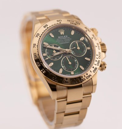 Rolex Daytona 116508 Daytona Yellow Gold Green Dial John Mayer 2023