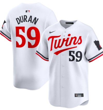 Jhoan Duran 59 Minnesota Twins Home Limited Player Men Jersey - White
