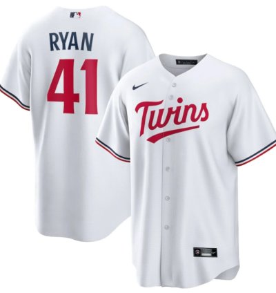 Joe Ryan 41 Minnesota Twins Home Player Men Jersey - White