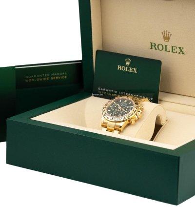 Rolex Daytona 116508 Green Dial 18k Yellow Gold John Mayer New - Full Set