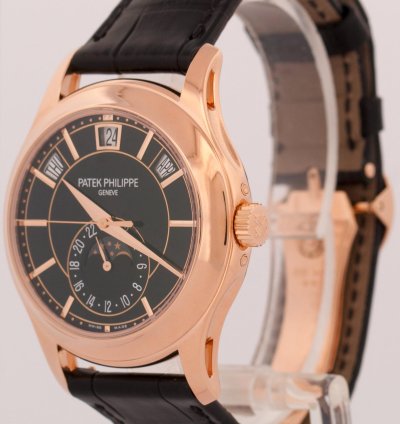 Patek Philippe Annual Calendar Papers Annual Calendar Complications Green 18k Gold 5205r-010 Box