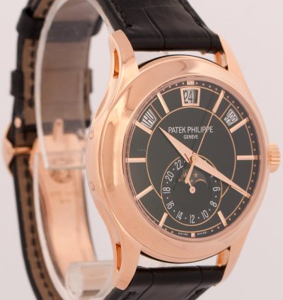 Patek Philippe Annual Calendar Papers Annual Calendar Complications Green 18k Gold 5205r-010 Box
