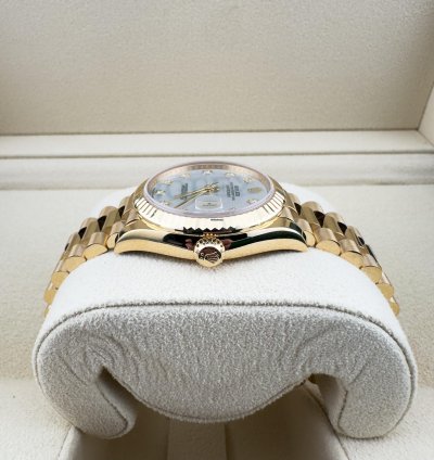 Rolex Datejust 31 New Rolex Datejust President 18k Yellow Gold Mop Diamond Dial 31mm Watch 278278