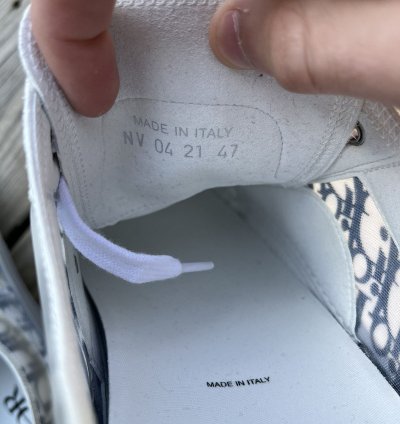 Dior B23 Low Grey Navy