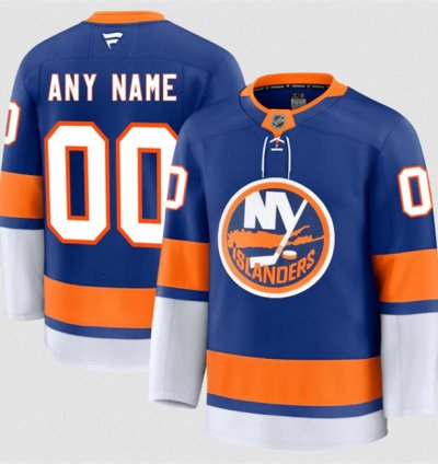 Mens Custom New York Islanders Jersey Name Number 2025 Home Royal