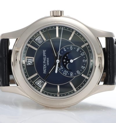 Patek Philippe Annual Calendar Ref 5205g-013 Moonphase Like New Full Set Year 2021