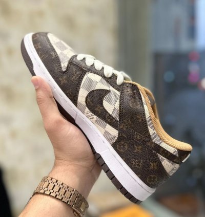 Nike Sb Dunk x Lv Louis Vuitton Monogram Brown