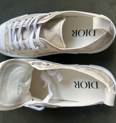 Dior B23 Low Top Cd Diamond - Natural