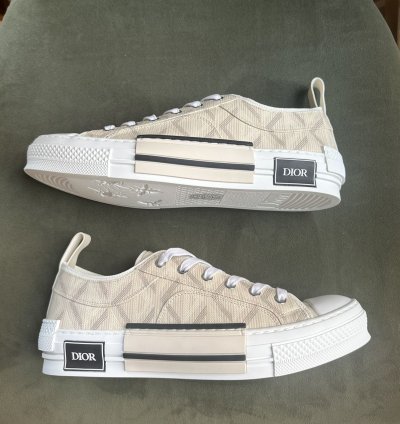 Dior B23 Low Top Cd Diamond - Natural