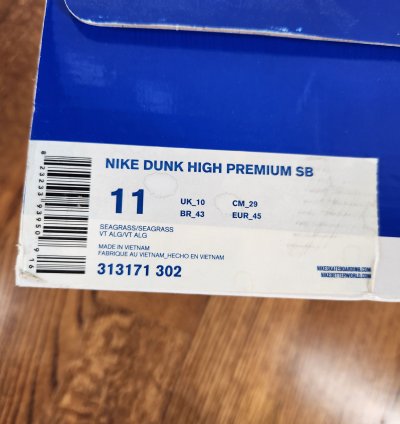 313171-302 Nike Sb Dunk High Statue Of Liberty