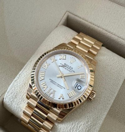 Rolex Datejust 31 Oyster Datejust 31 Yellow Gold 31mm Silver