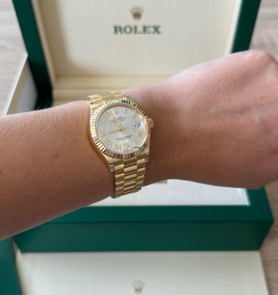 Rolex Datejust 31 Oyster Datejust 31 Yellow Gold 31mm Silver