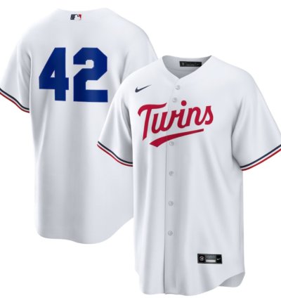 Minnesota Twins Home 2025 Jackie Robinson Day Men Jersey - White