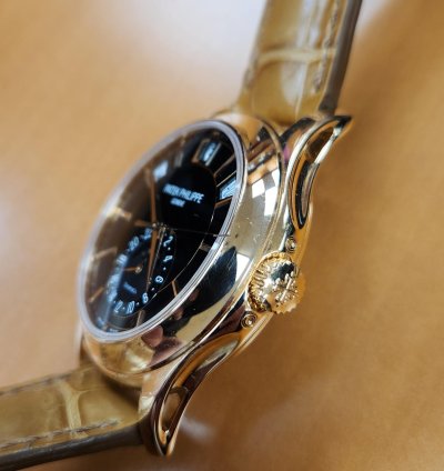 Patek Philippe Annual Calendar Rose Gold Annual Calendar Black Dial Tiffany Stamp Rare