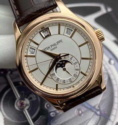 Patek Philippe Annual Calendar Rose Gold Automatic Watch 40mm Annual Calendar