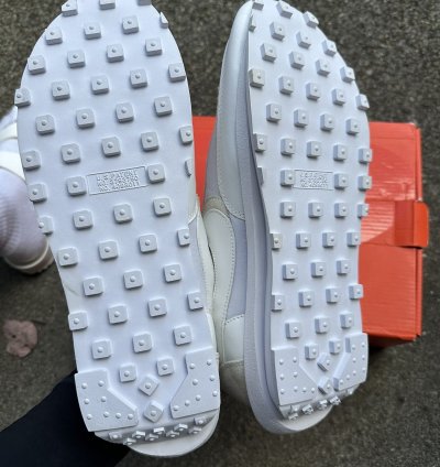 Nike Sacai Ldwaffle White Nylon Size 12