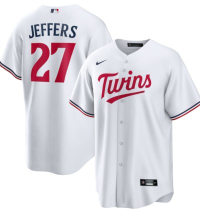 Ryan Jeffers 27 Minnesota Twins Home Player Men Jersey - White