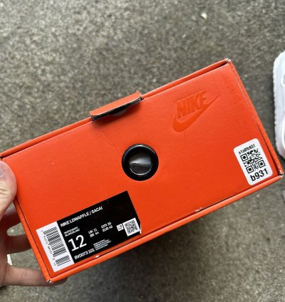 Nike Sacai Ldwaffle White Nylon Size 12