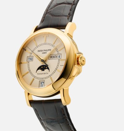 Patek Philippe Annual Calendar Tiffany 150th Anniversary 5150j 2001 Box And Papers