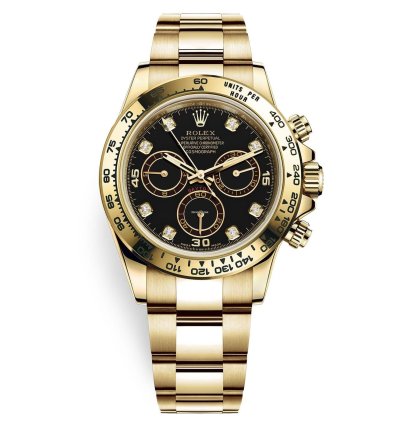 Rolex Daytona 116508 Yellow Gold Black Diamond Dial Unworn 2022