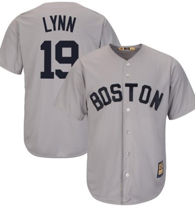 Boston Red Sox Fred Lynn Gray Throwback Jersey