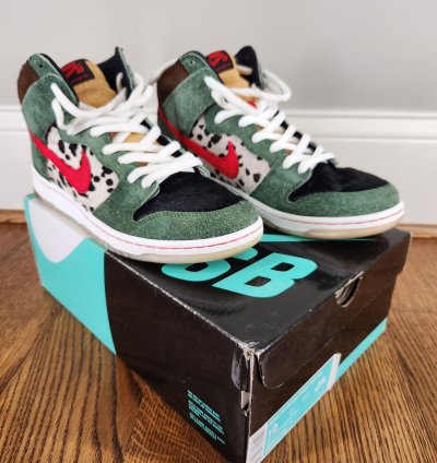 Bq6827-300 Nike Sb Dunk High Walk The Dog