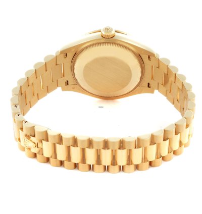 Rolex Datejust 31 President Midsize Malachite Yellow Gold Diamond Ladies Watch 278288 Unworn
