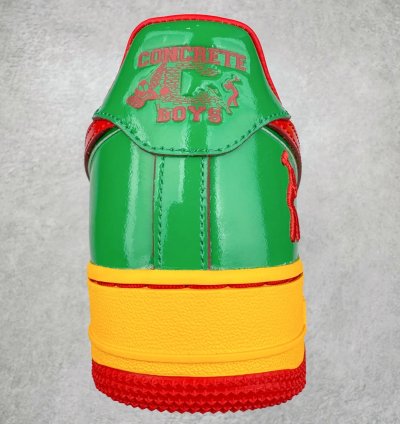 Lil Yatchy X Nike Air Force 1 Low concrete Boys-lucky Green
