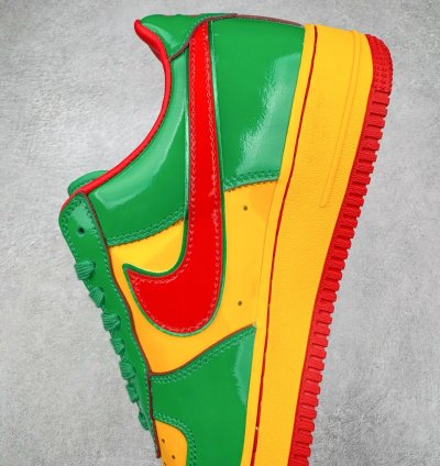Lil Yatchy X Nike Air Force 1 Low concrete Boys-lucky Green