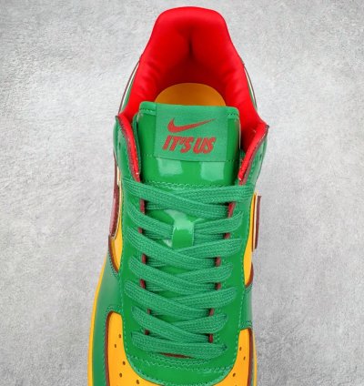 Lil Yatchy X Nike Air Force 1 Low concrete Boys-lucky Green
