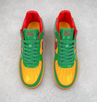 Lil Yatchy X Nike Air Force 1 Low concrete Boys-lucky Green