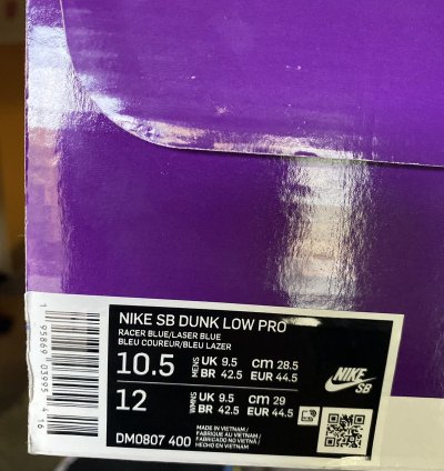 Nike Sb Dunk Low Blue Raspberry