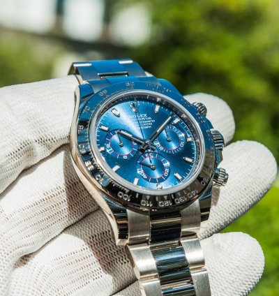 Rolex Daytona 116509 - White Gold - Blue Dial