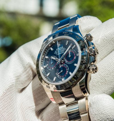 Rolex Daytona 116509 - White Gold - Blue Dial