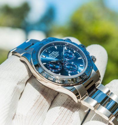 Rolex Daytona 116509 - White Gold - Blue Dial