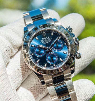 Rolex Daytona 116509 - White Gold - Blue Dial