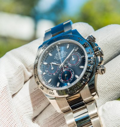 Rolex Daytona 116509 - White Gold - Blue Dial