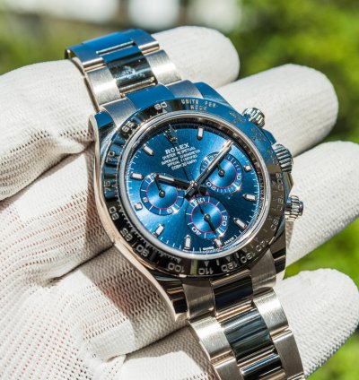 Rolex Daytona 116509 - White Gold - Blue Dial