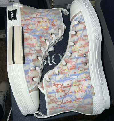 Dior B23 White And Multi Color Dior Chicks