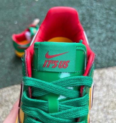 Lil Yatchy X Nike Air Force 1 Low concrete Boys-lucky Green