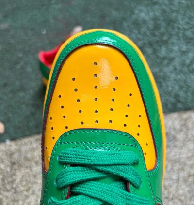 Lil Yatchy X Nike Air Force 1 Low concrete Boys-lucky Green