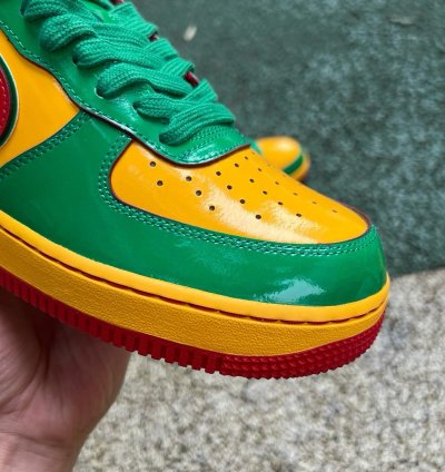 Lil Yatchy X Nike Air Force 1 Low concrete Boys-lucky Green