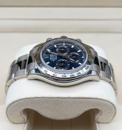 Rolex Daytona 116509 2023 Neu Blue Blau Full Set Lagernd Instock