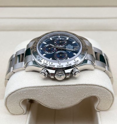 Rolex Daytona 116509 2023 Neu Blue Blau Full Set Lagernd Instock