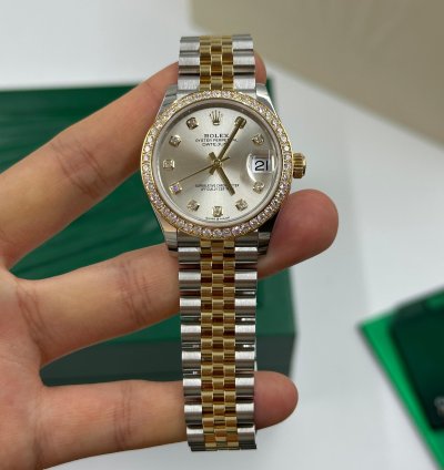 Rolex Datejust 31 Silver Jub
